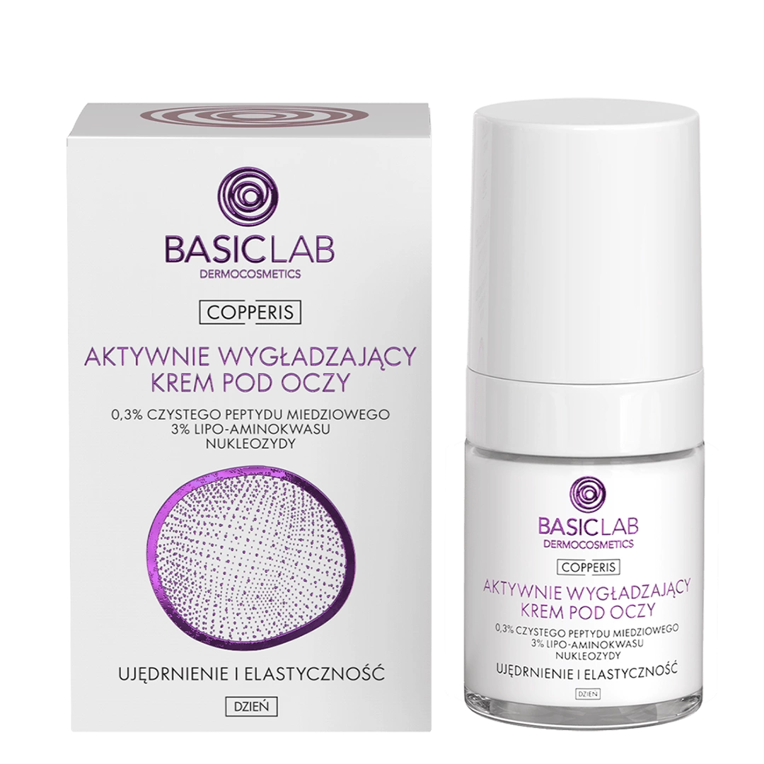 BasicLab Copperis crema día contorno ojos 18ml packaging
