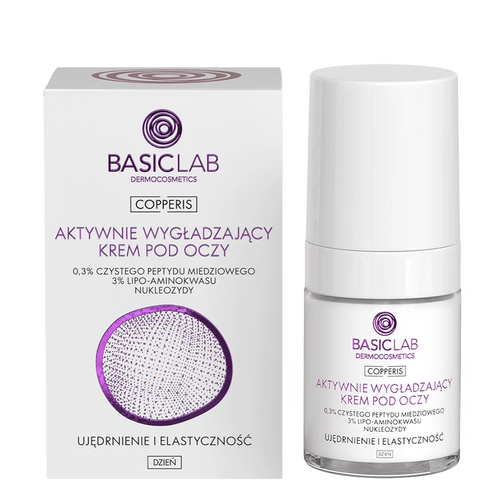 BasicLab Copperis crema día contorno ojos 18ml packaging
