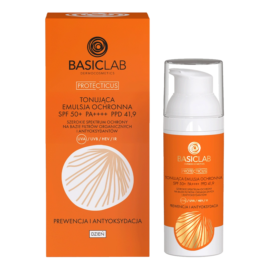 BasicLab Protecticus fotoprotector facial color SPF 50+ 50ml
