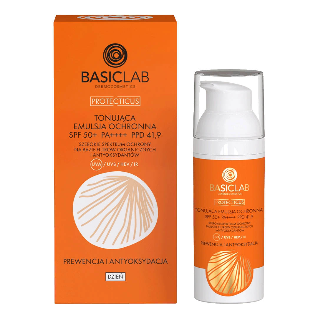 BasicLab Protecticus fotoprotector facial color SPF 50+ 50ml
