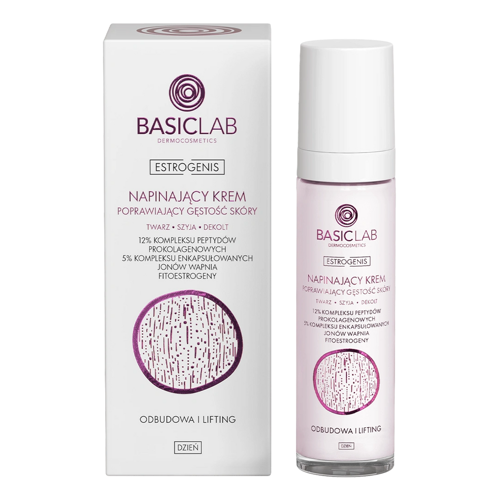 BasicLab Estrogenis crema día menopausia 50ml packaging
