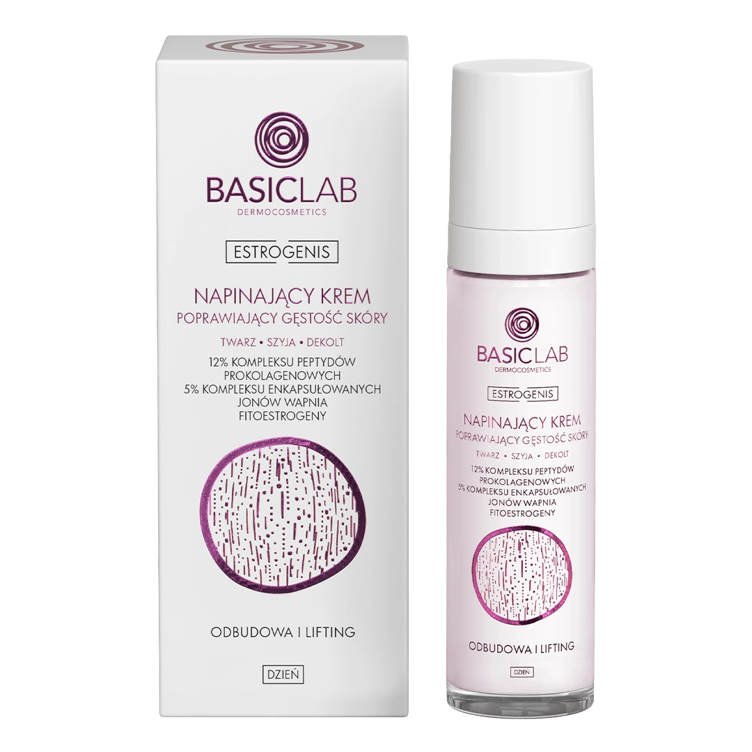 BasicLab Estrogenis crema día menopausia 50ml packaging
