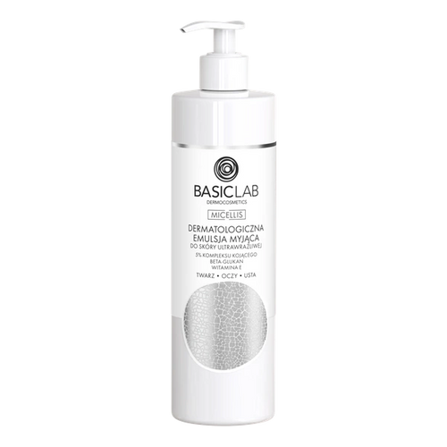 BasicLab Atopicus emulsión limpiadora 300ml packaging
