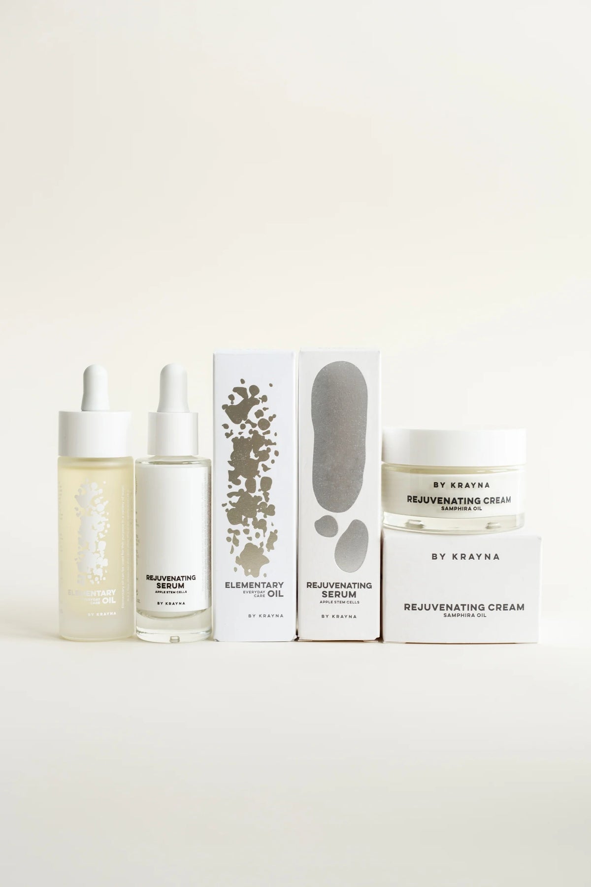 Krayna Pack Ritual antiedad sérum crema aceite elemental

