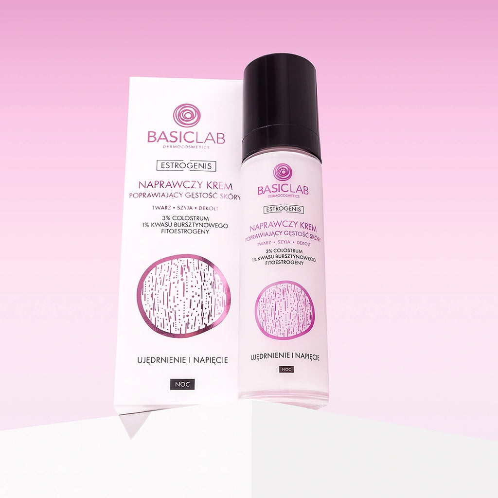 BasicLab Estrogenis crema noche reparadora menopausia 50ml
