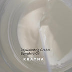 Textura crema antiedad Krayna Rejuvenating aceite Samphira
